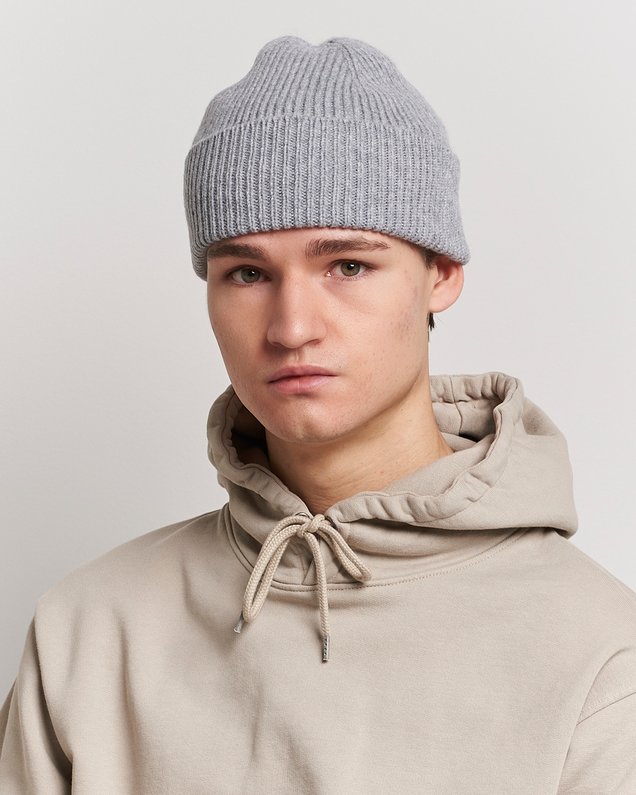 Homme | Accessoires | Colorful Standard | Merino Wool Beanie Heather Grey