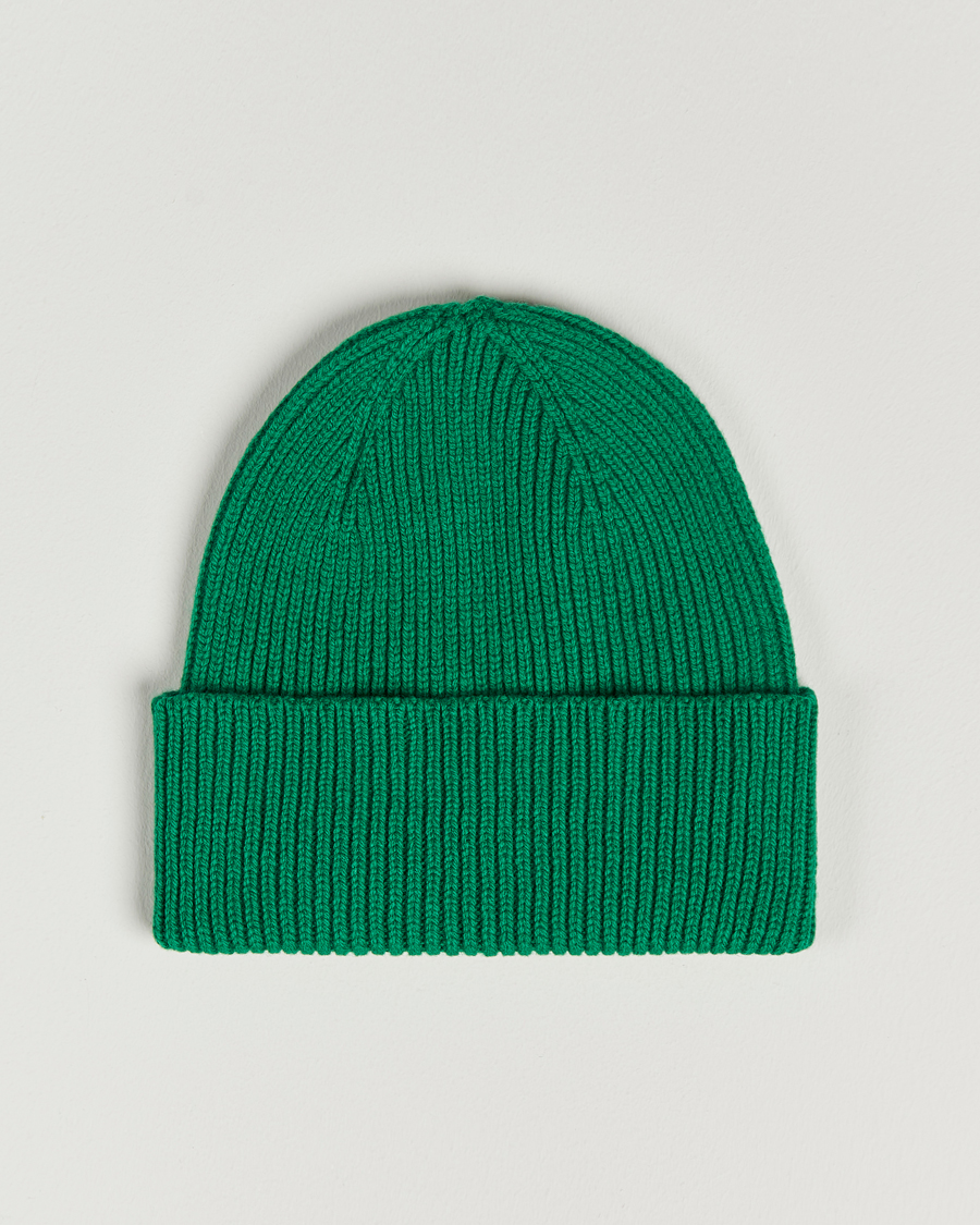 Homme | Bonnets | Colorful Standard | Merino Wool Beanie Kelly Green