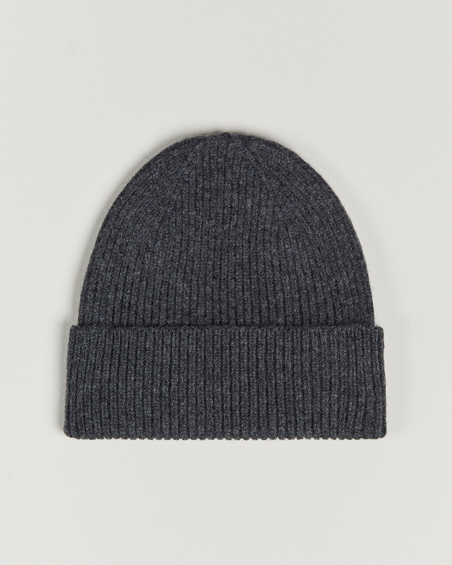 Homme | Bonnets | Colorful Standard | Merino Wool Beanie Lava Grey