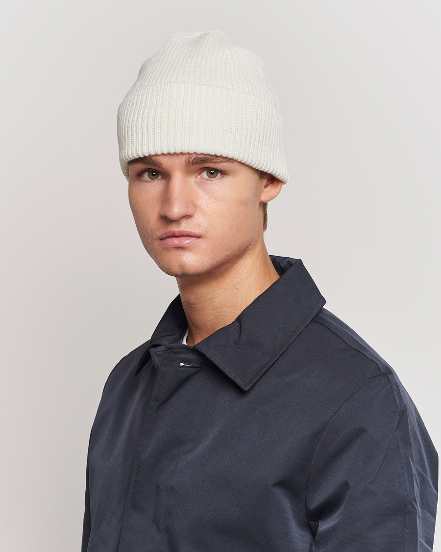 Homme | Bonnets | Colorful Standard | Merino Wool Beanie Optical White