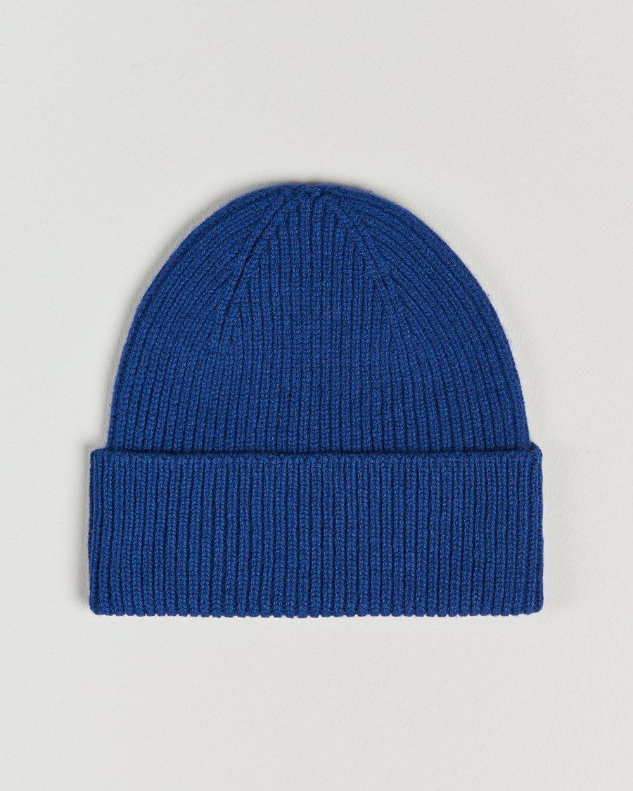 Homme | Colorful Standard Merino Wool Beanie Royal Blue | Colorful Standard | Merino Wool Beanie Royal Blue