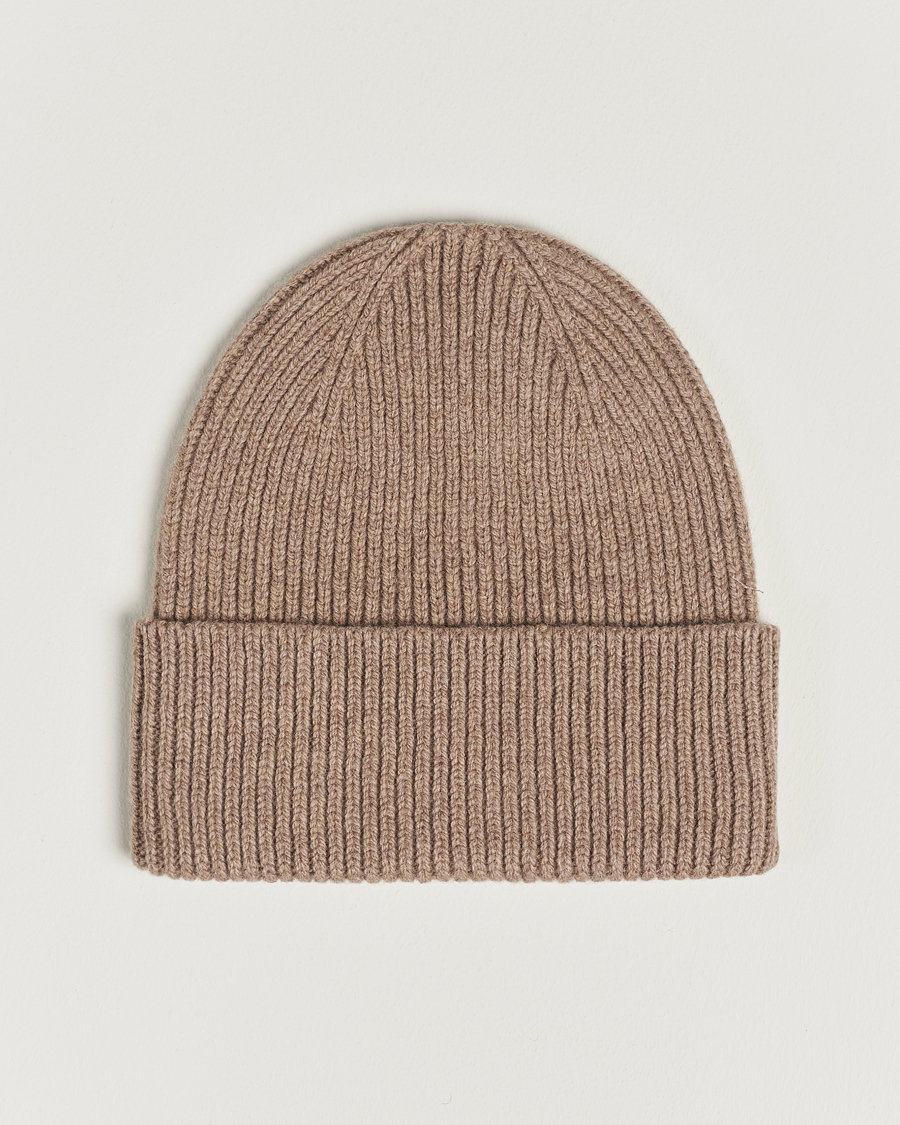 Homme | Colorful Standard Merino Wool Beanie Warm Taupe | Colorful Standard | Merino Wool Beanie Warm Taupe