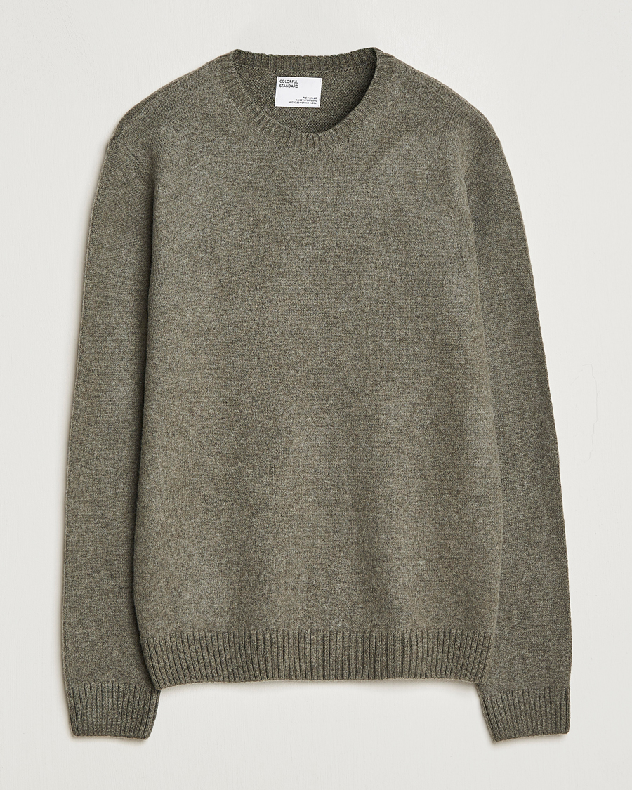 Homme | Pulls Et Tricots | Colorful Standard | Classic Merino Wool Crew Neck Dusty Olive