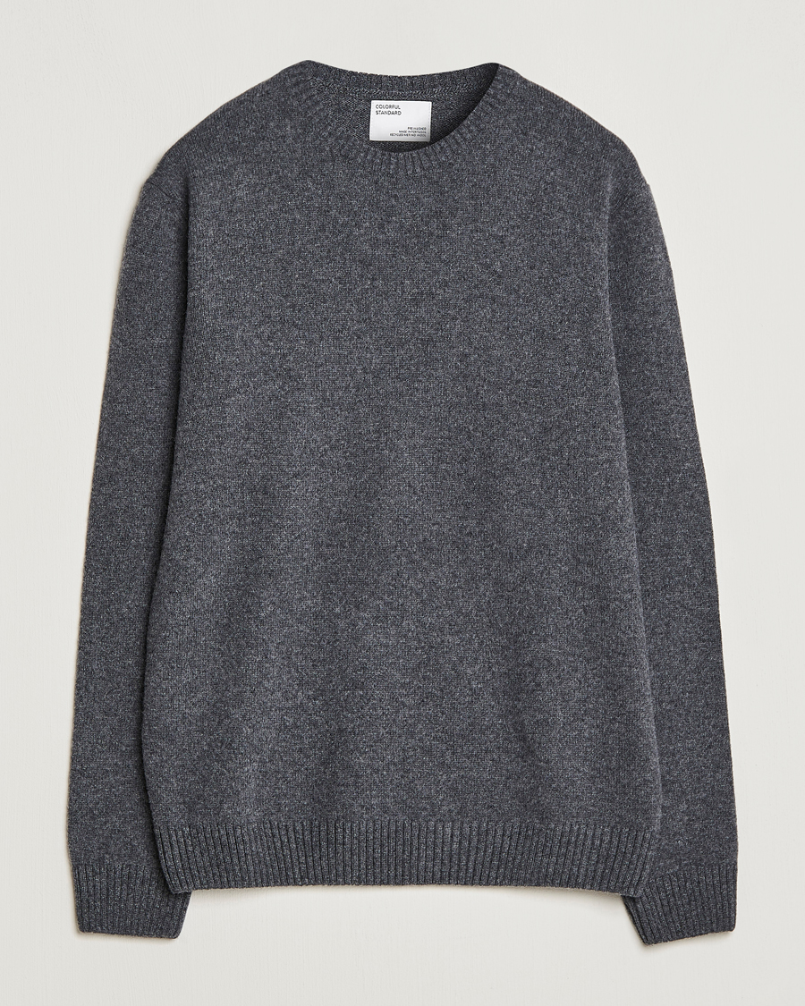 Homme | Pulls Et Tricots | Colorful Standard | Classic Merino Wool Crew Neck Lava Grey