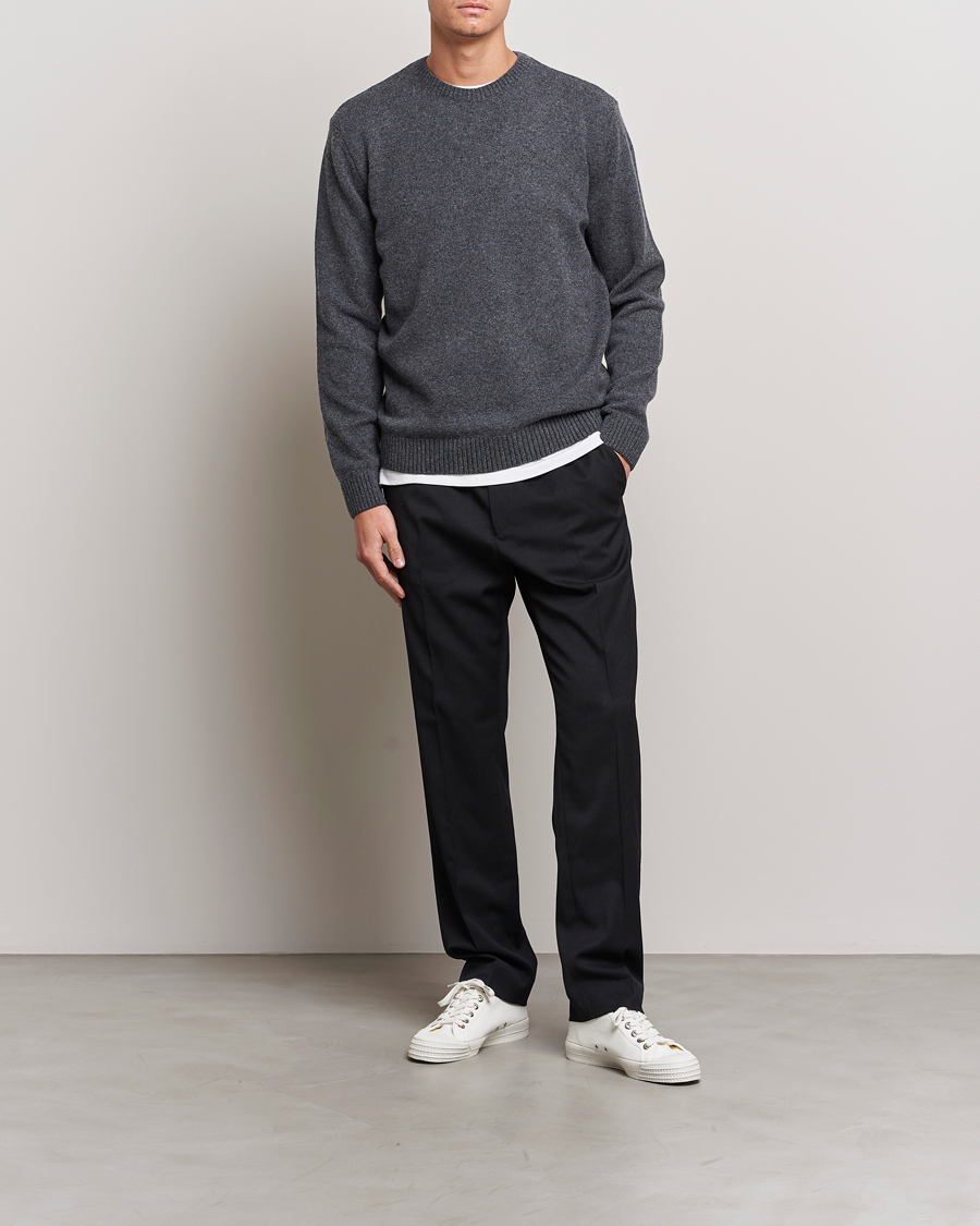 Homme | Pulls Et Tricots | Colorful Standard | Classic Merino Wool Crew Neck Lava Grey
