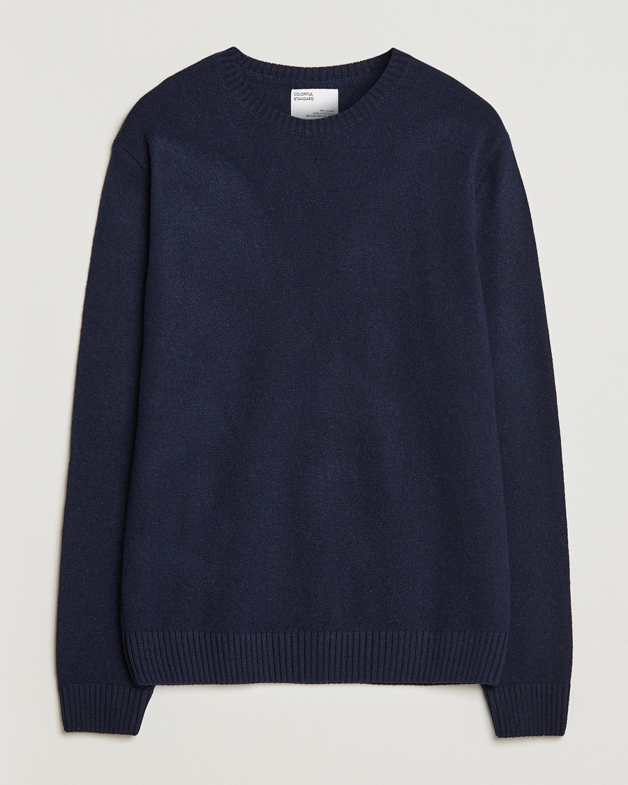 Homme | Pulls Et Tricots | Colorful Standard | Classic Merino Wool Crew Neck Navy Blue