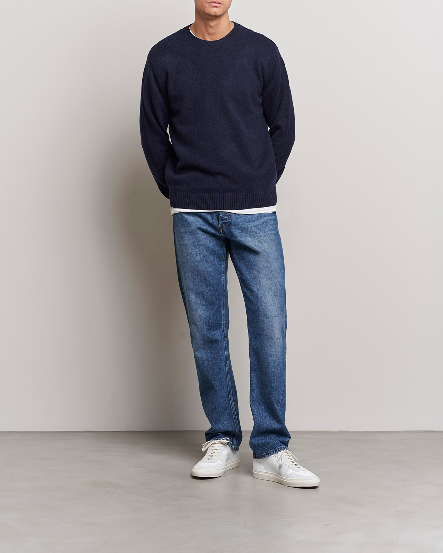 Homme | Pulls Et Tricots | Colorful Standard | Classic Merino Wool Crew Neck Navy Blue