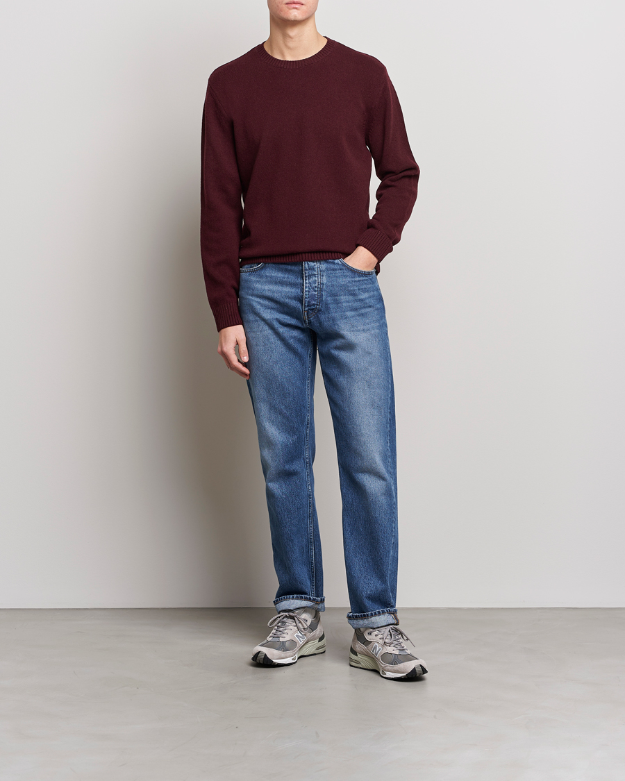 Homme | Pulls Et Tricots | Colorful Standard | Classic Merino Wool Crew Neck Oxblood Red