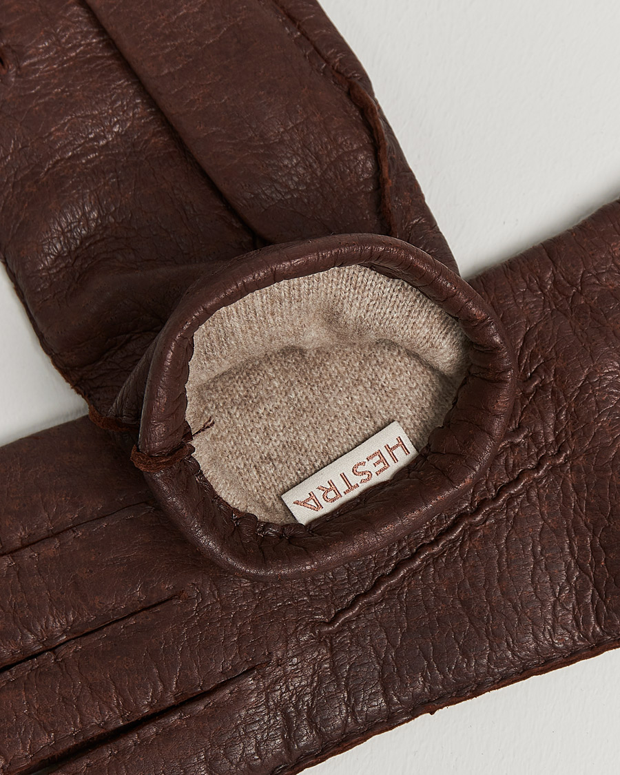 Homme | Gants | Hestra | Peccary Handsewn Cashmere Lined Glove Siena