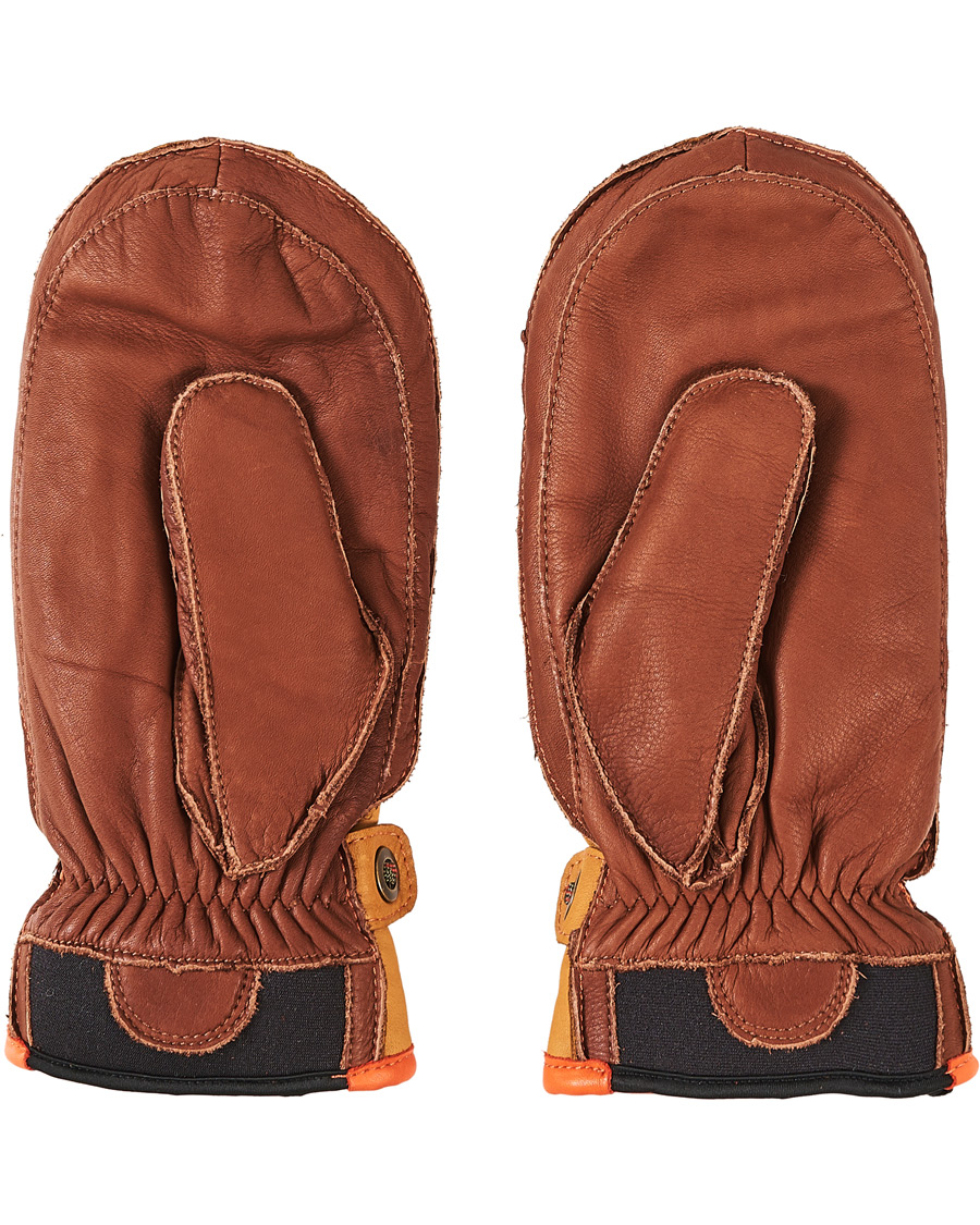 Homme | Hestra Wakayama Leather Mit Ski Glove Cognac/Brown | Hestra | Wakayama Leather Mit Ski Glove Cognac/Brown
