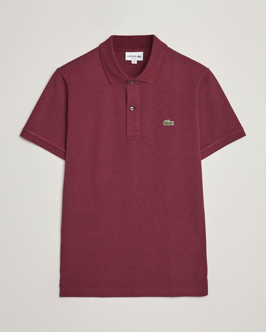 Homme | Polos | Lacoste | Slim Fit Polo Piké Vine Chine