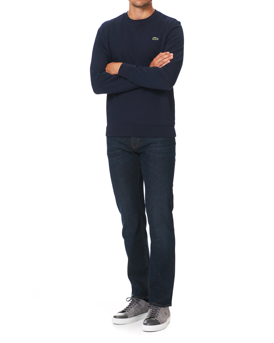 Homme | Pulls Et Tricots | Lacoste | Crew Neck Sweatshirt Navy Blue