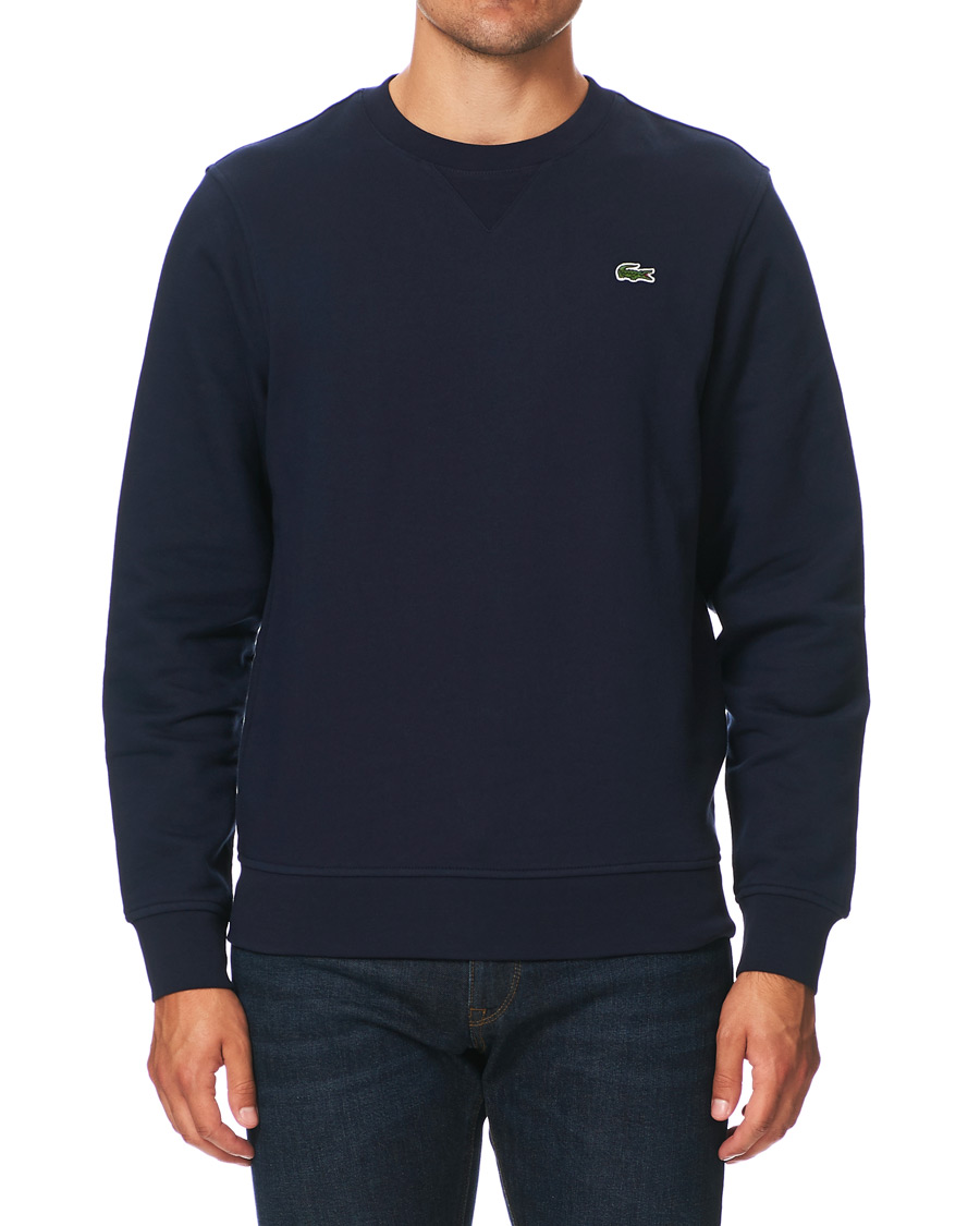 Homme | Pulls Et Tricots | Lacoste | Crew Neck Sweatshirt Navy Blue