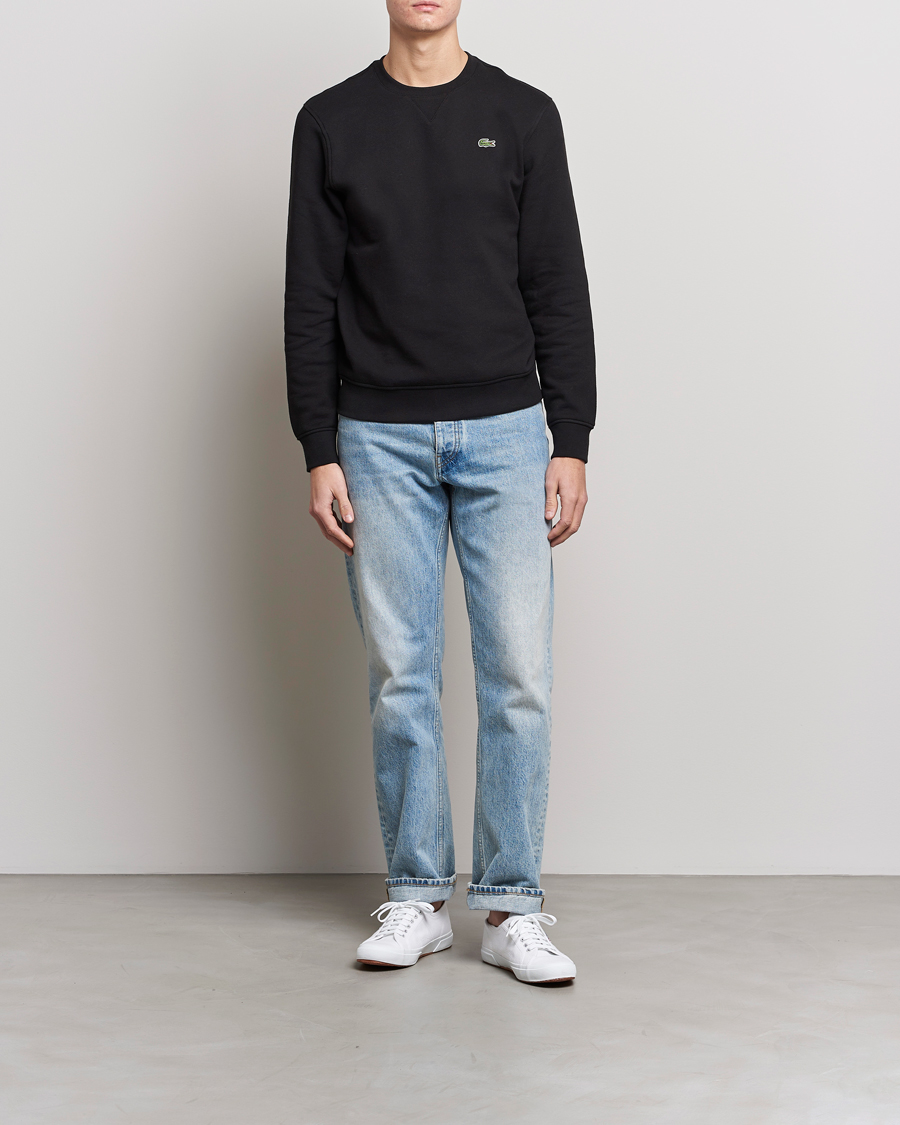 Homme | Pulls Et Tricots | Lacoste | Crew Neck Sweatshirt Black