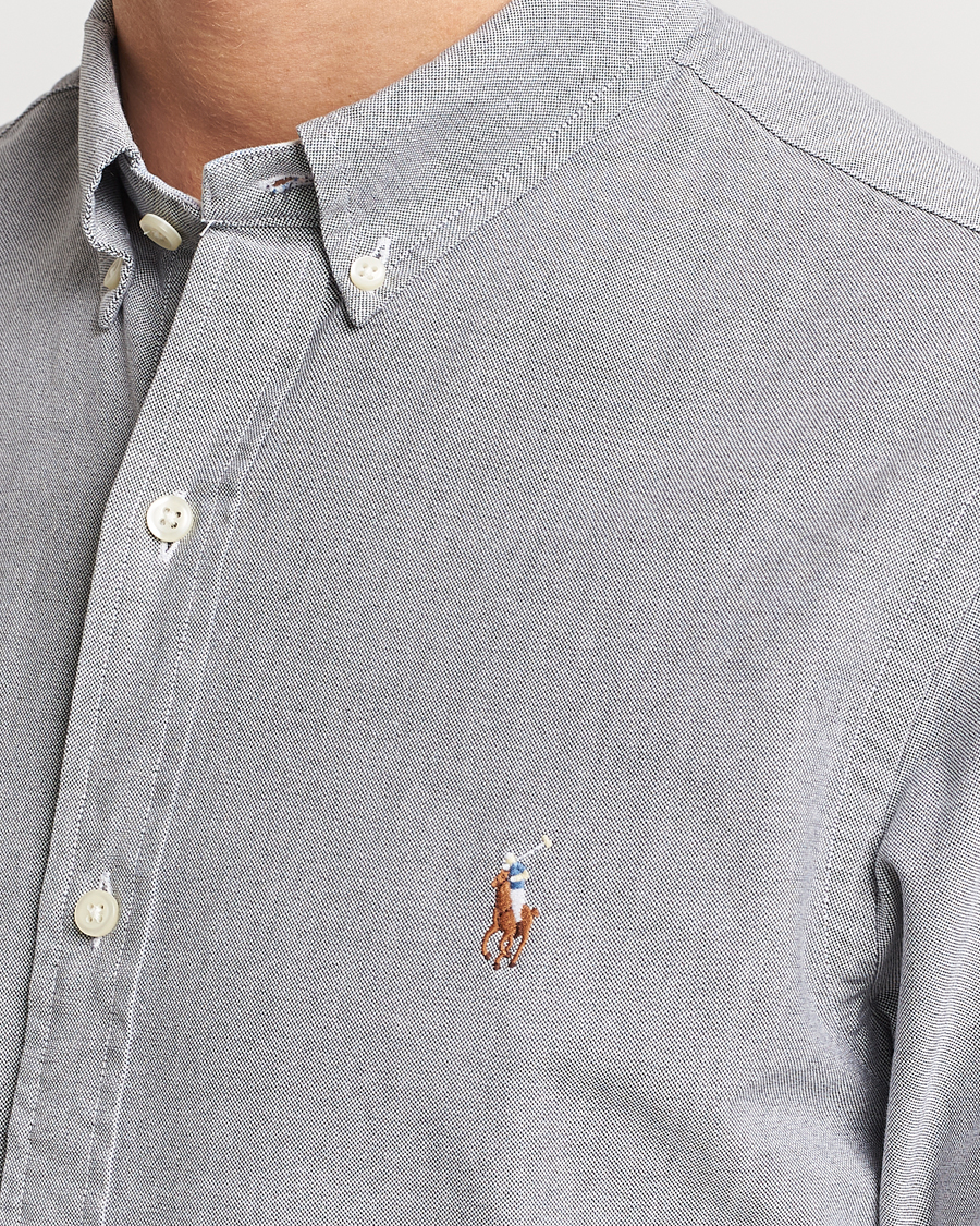 Homme | Chemises | Polo Ralph Lauren | Slim Fit Oxford Button Down Shirt Slate