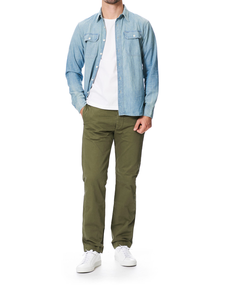 Homme | Pantalons | RRL | Officer Chino Olive