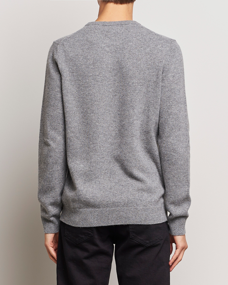 Homme | Pulls Et Tricots | Lyle & Scott | Lambswool Crew Neck Pullover Mid Grey Melange