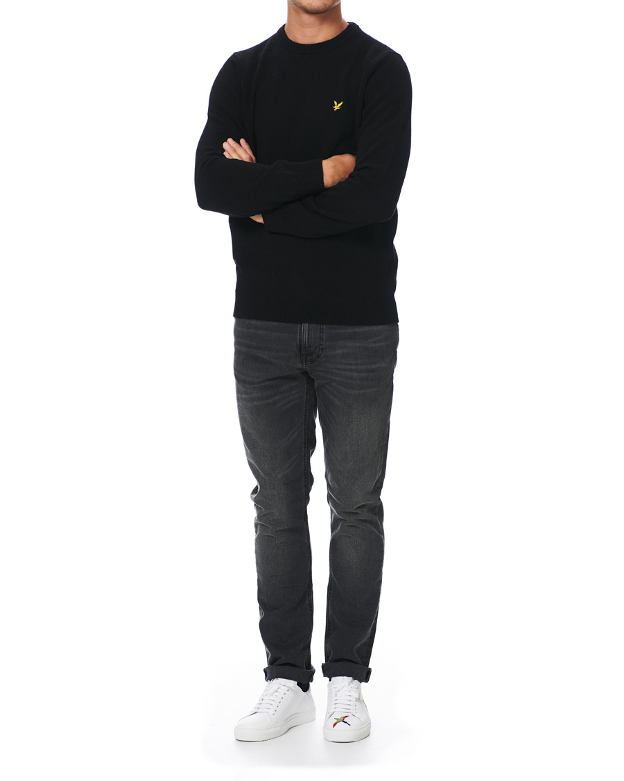 Homme | Pulls Et Tricots | Lyle & Scott | Lambswool Crew Neck Pullover Black