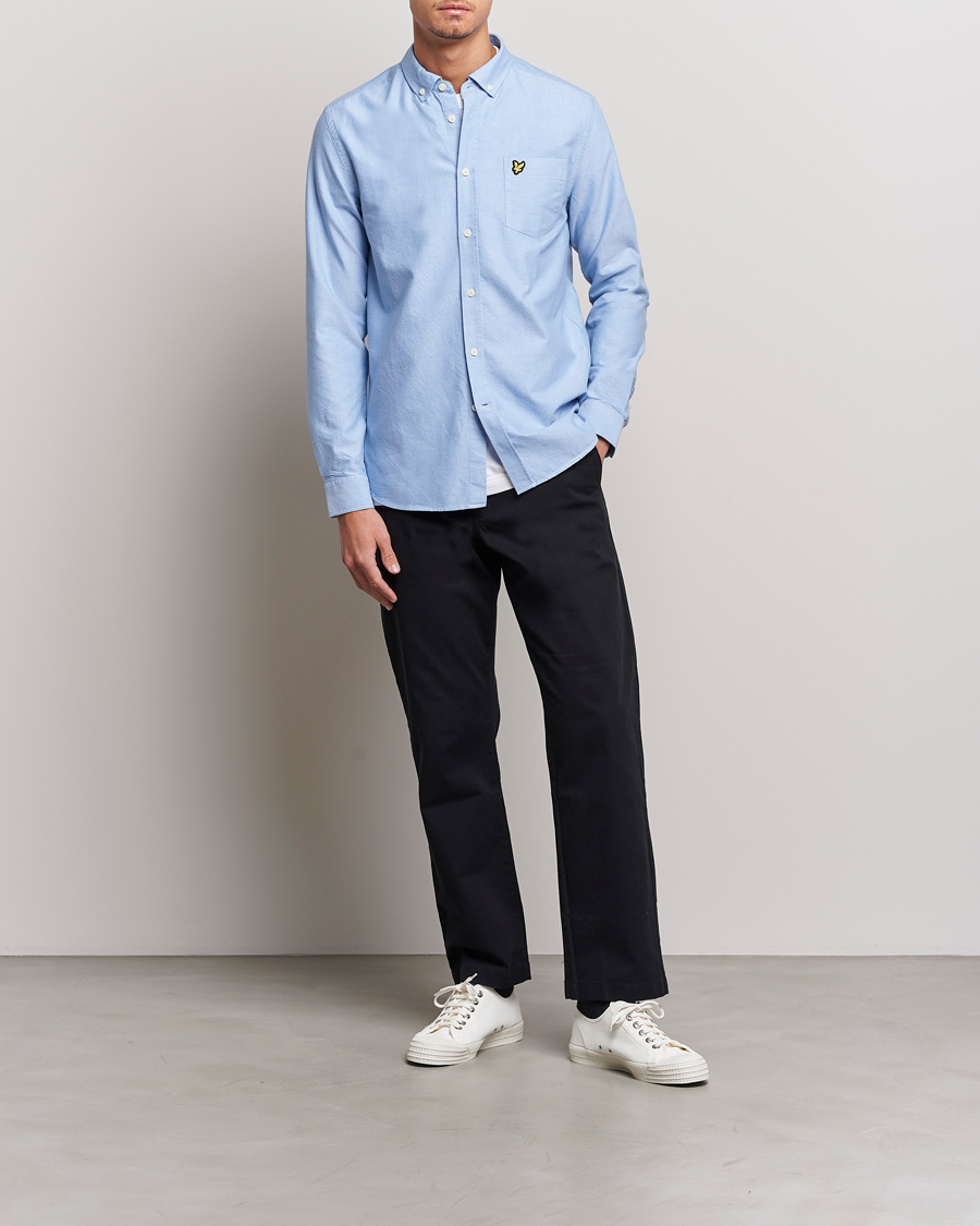 Homme | Chemises | Lyle & Scott | Lightweight Oxford Shirt Riviera Blue