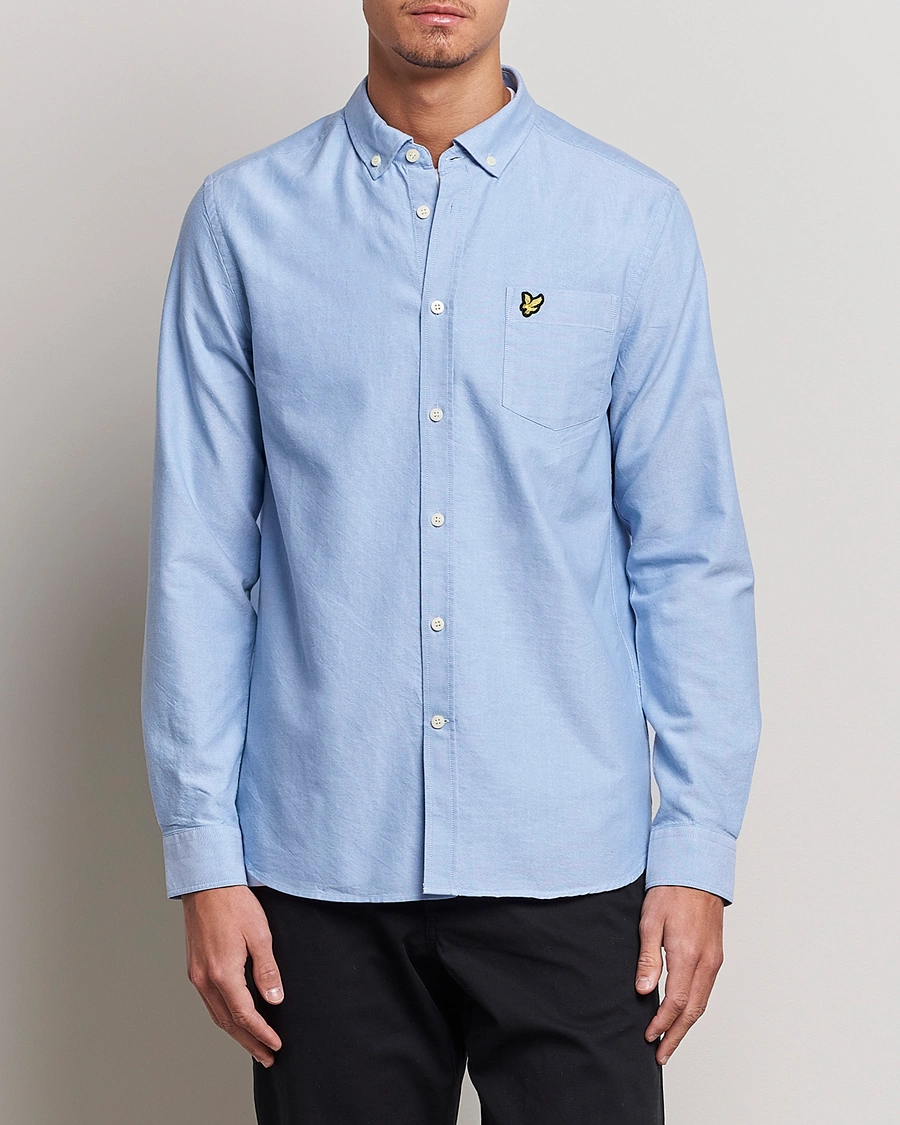 Homme | Chemises Oxford | Lyle & Scott | Lightweight Oxford Shirt Riviera Blue