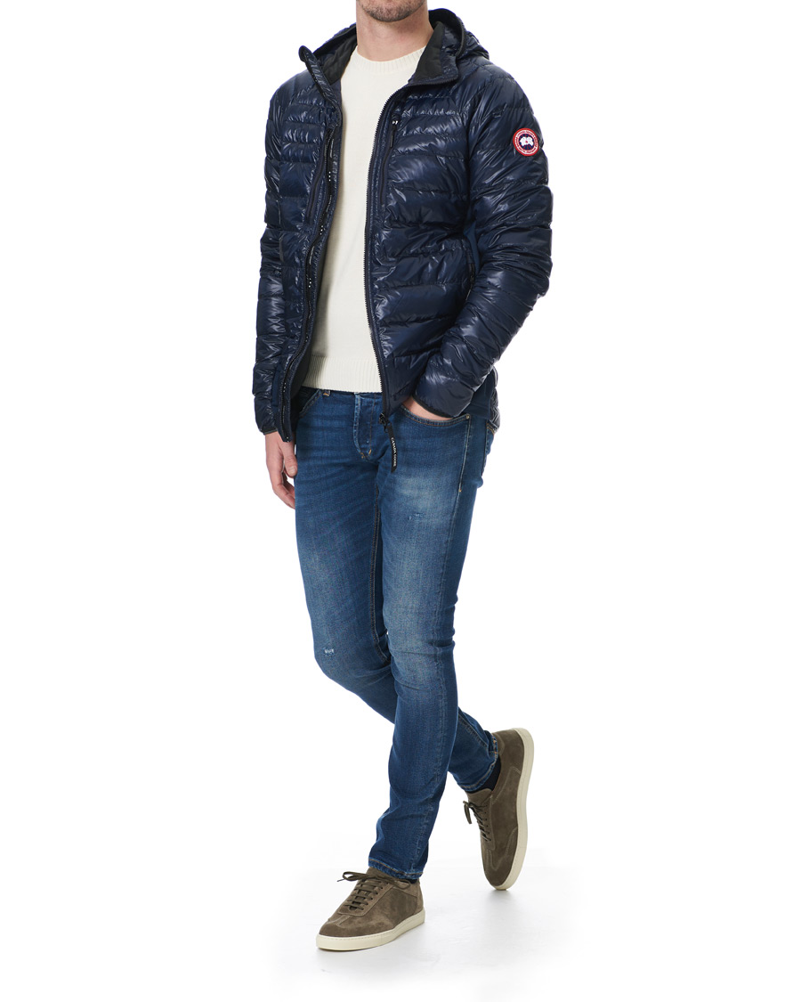 Homme | Manteaux Et Vestes | Canada Goose | Hybridge Lite Hooded Jacket Atlantic Navy