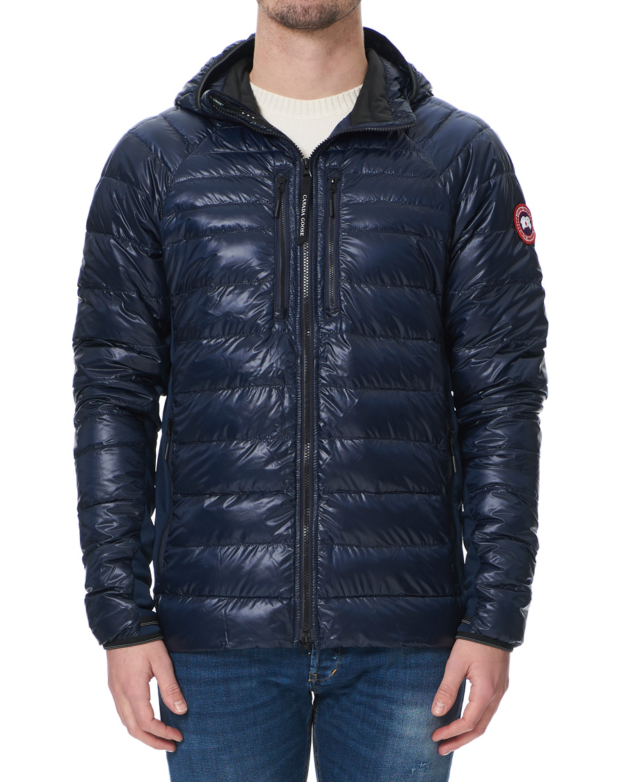 Homme | Manteaux Et Vestes | Canada Goose | Hybridge Lite Hooded Jacket Atlantic Navy