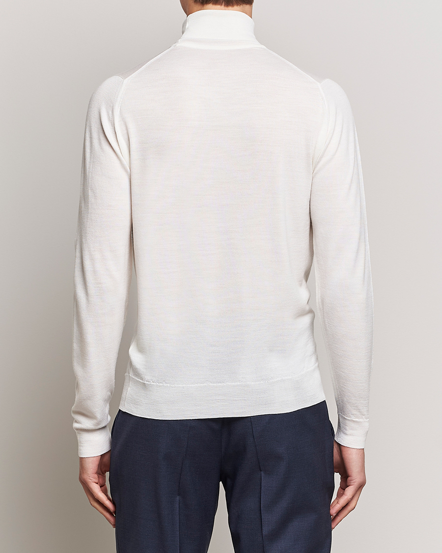 Homme | Pulls Et Tricots | John Smedley | Cherwell Extra Fine Merino Rollneck Snow White