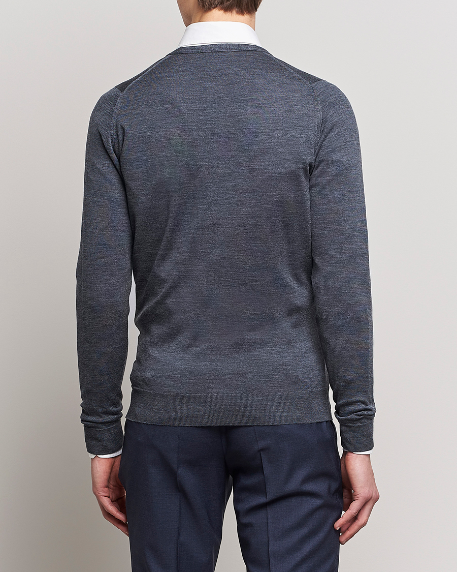 Homme | Pulls Et Tricots | John Smedley | Petworth Extra Fine Merino Cardigan Charcoal