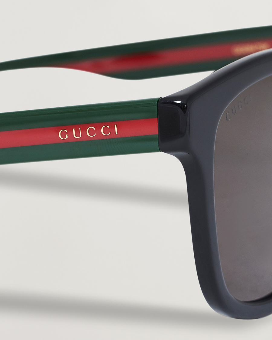 Homme | Gucci GG0847SK Sunglasses Black/Green | Gucci | GG0847SK Sunglasses Black/Green