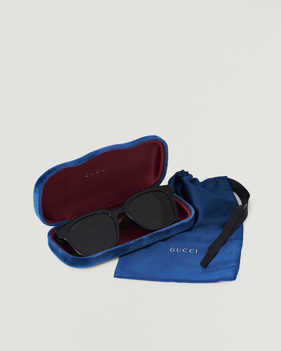 Homme | Gucci GG0847SK Sunglasses Black/Green | Gucci | GG0847SK Sunglasses Black/Green