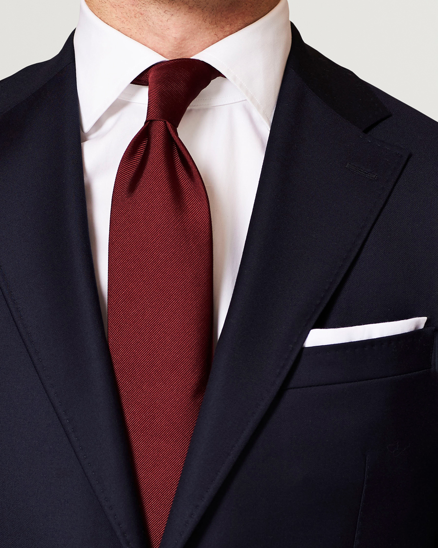Homme | Pochettes De Costume | Amanda Christensen | 3-Pack Cotton Pocket Square White
