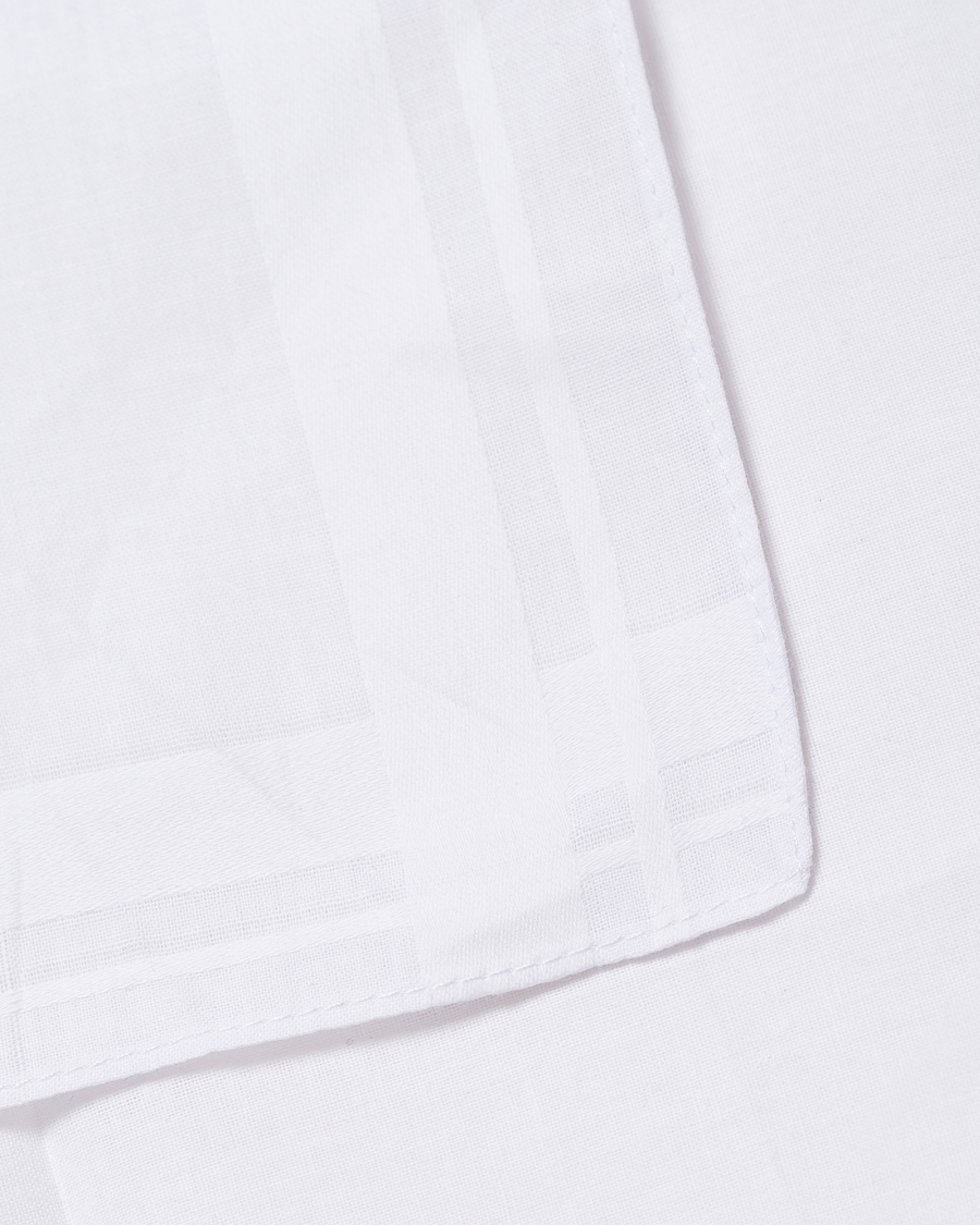 Homme | Amanda Christensen 6-pack Cotton Pocket Square White | Amanda Christensen | 6-pack Cotton Pocket Square White