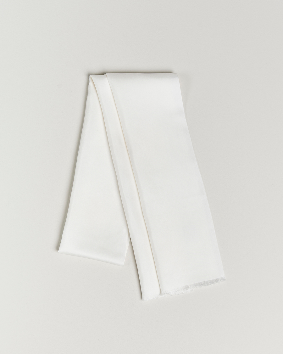 Homme | Écharpes | Amanda Christensen | Ceremony Self Fringes Scarf White