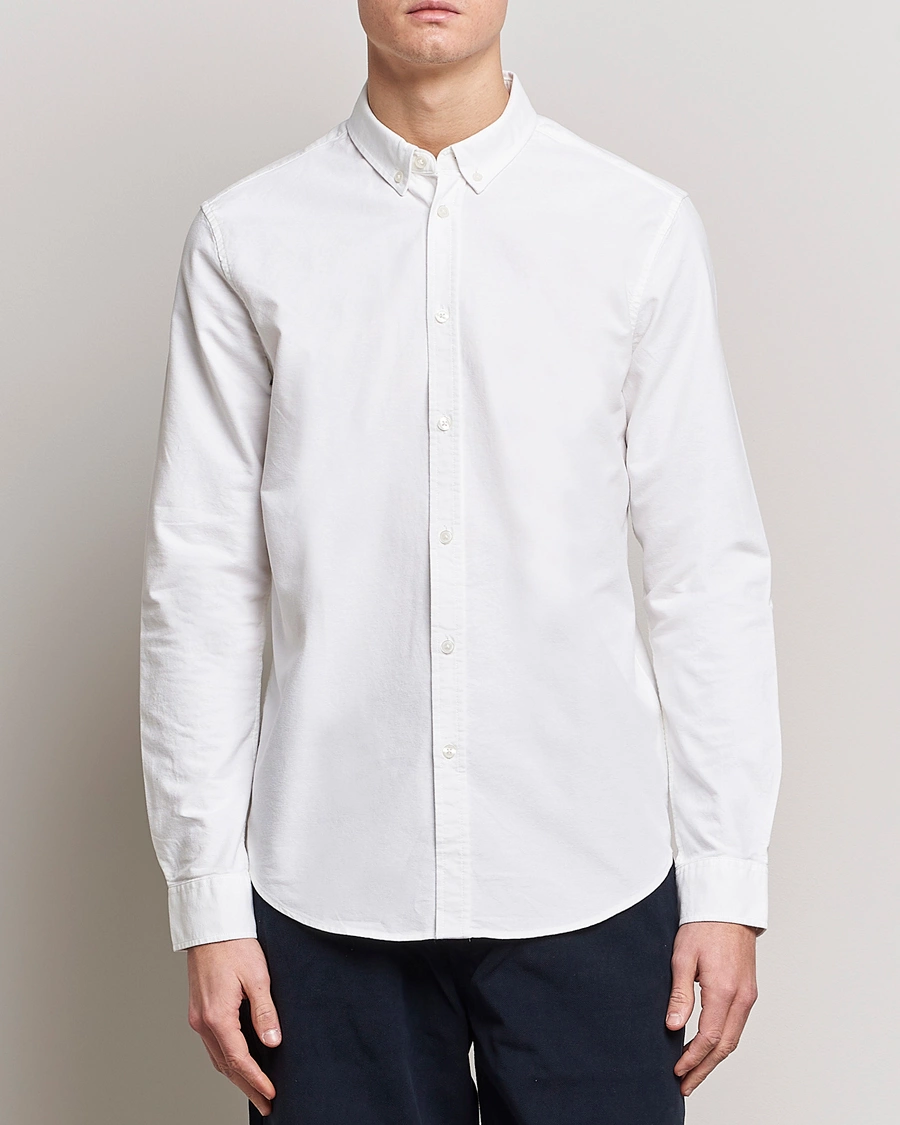 Homme |  | Samsøe Samsøe | Liam Button Down Shirt White