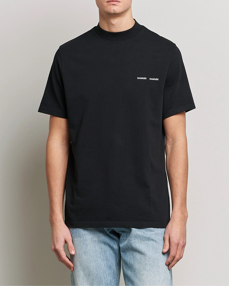 Homme | T-Shirts Noirs | Samsøe Samsøe | Norsbro Organic Cotton Tee Black