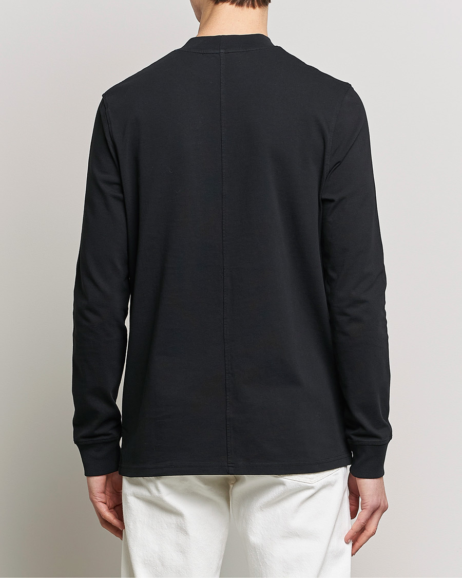 Homme | T-shirts | Samsøe Samsøe | Norsbro Long Sleeve Organic Cotton Tee Black