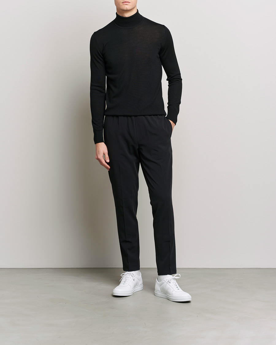 Homme | Pulls Et Tricots | Samsøe Samsøe | Flemming Superfine Merino Wool Roll Neck Black