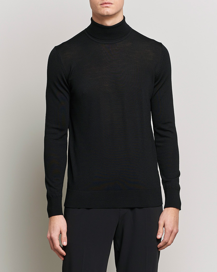 Homme | Vêtements | Samsøe Samsøe | Flemming Superfine Merino Wool Roll Neck Black