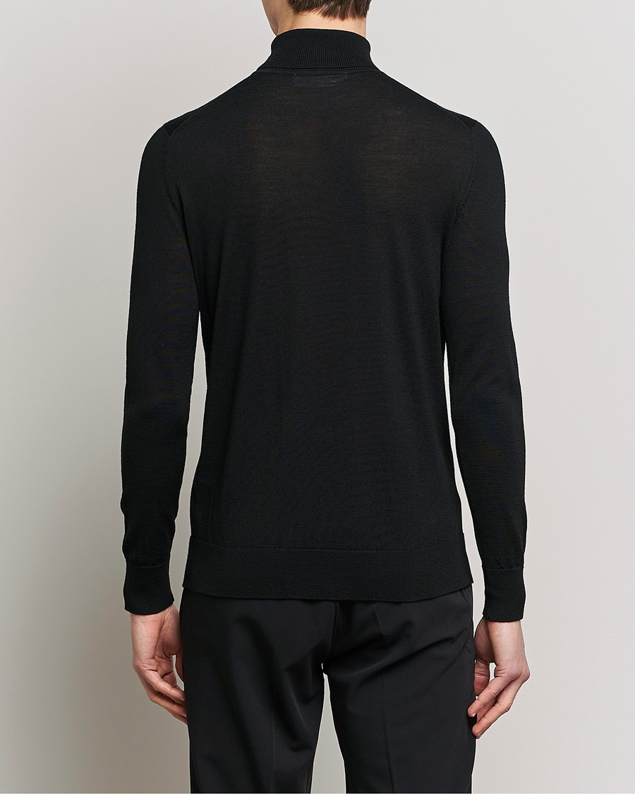 Homme | Pulls Et Tricots | Samsøe Samsøe | Flemming Superfine Merino Wool Roll Neck Black