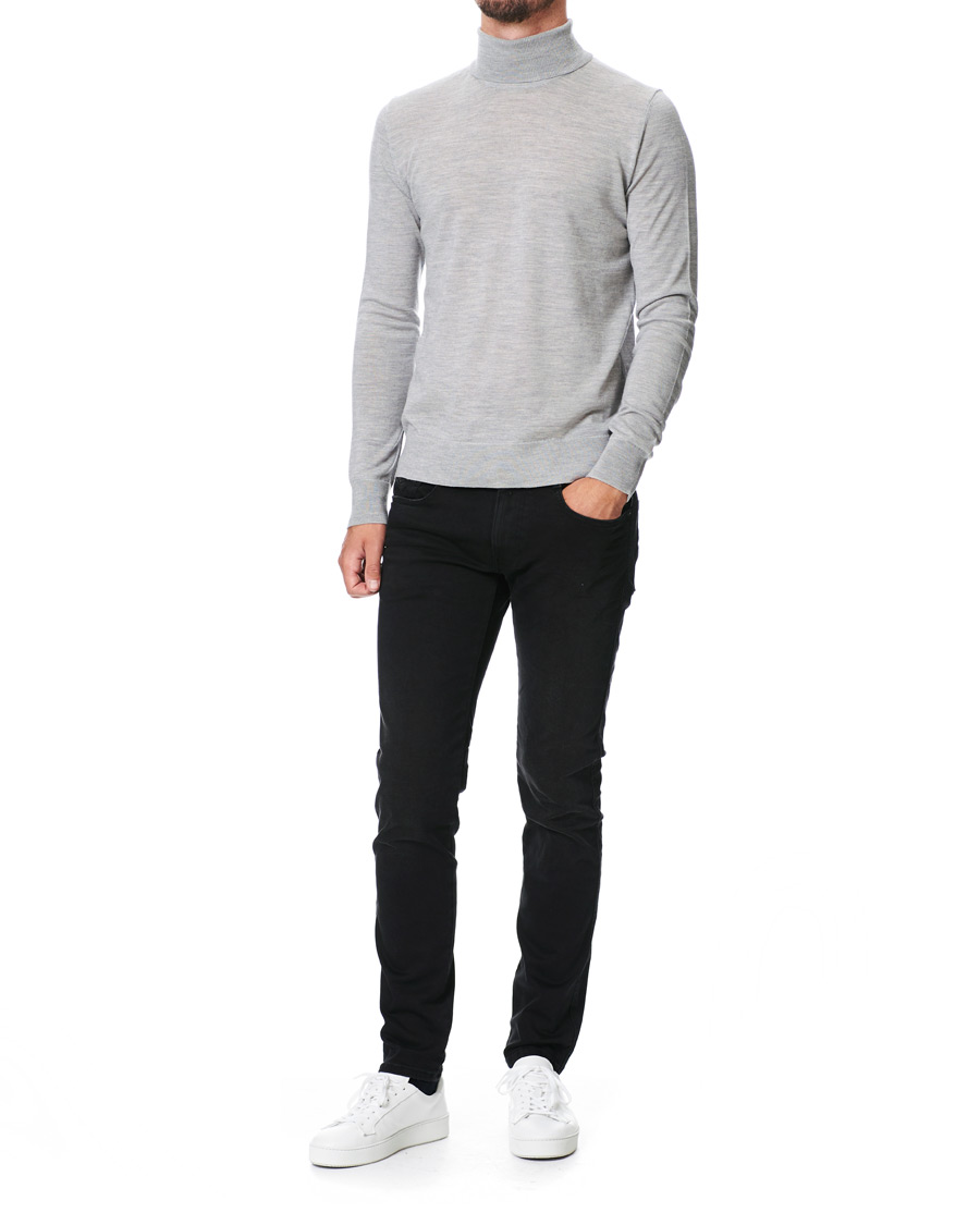 Homme | Pulls Et Tricots | Samsøe Samsøe | Samsøe & Samsøe Flemming Superfine Merino Wool Rollneck Grey Mel
