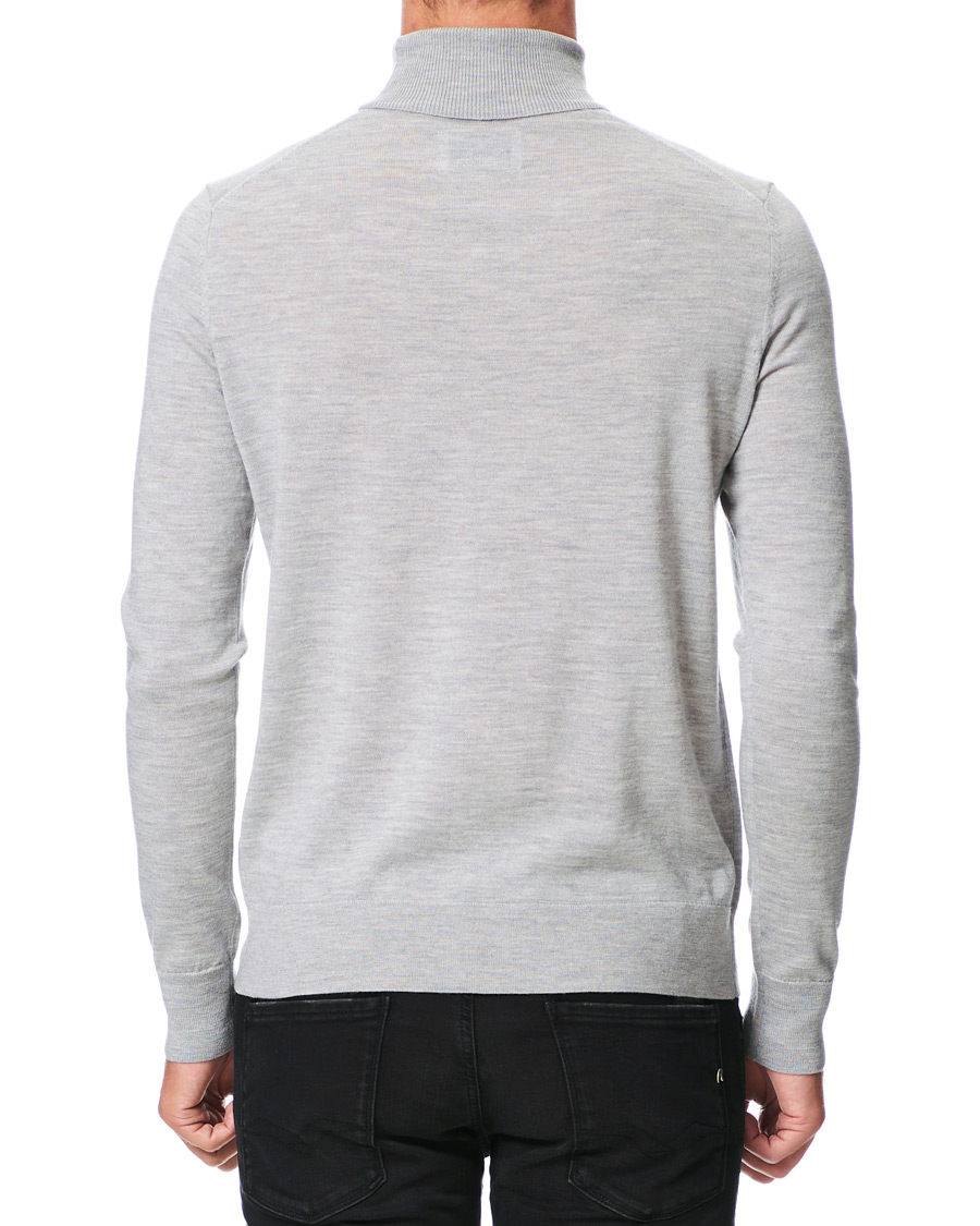 Homme | Pulls Et Tricots | Samsøe Samsøe | Samsøe & Samsøe Flemming Superfine Merino Wool Rollneck Grey Mel