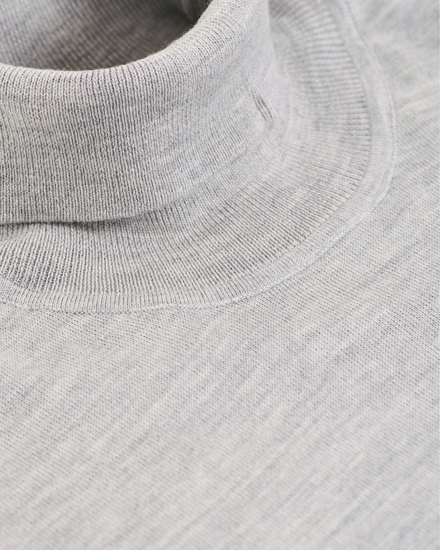 Homme | Pulls Et Tricots | Samsøe Samsøe | Samsøe & Samsøe Flemming Superfine Merino Wool Rollneck Grey Mel