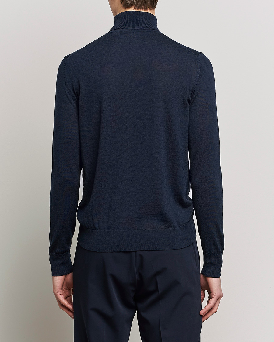 Homme | Pulls Et Tricots | Samsøe Samsøe | Samsøe & Samsøe Flemming Superfine Merino Wool Rollneck Night Sky