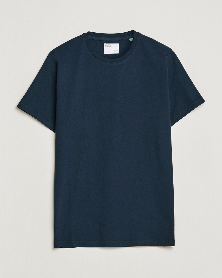 Homme | T-shirts | Colorful Standard | Classic Organic T-Shirt Navy Blue