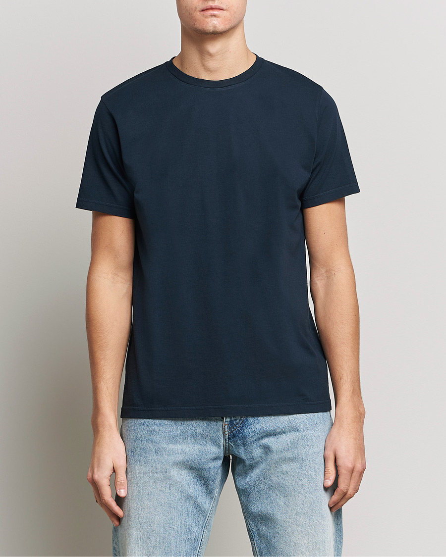 Homme | T-shirts | Colorful Standard | Classic Organic T-Shirt Navy Blue