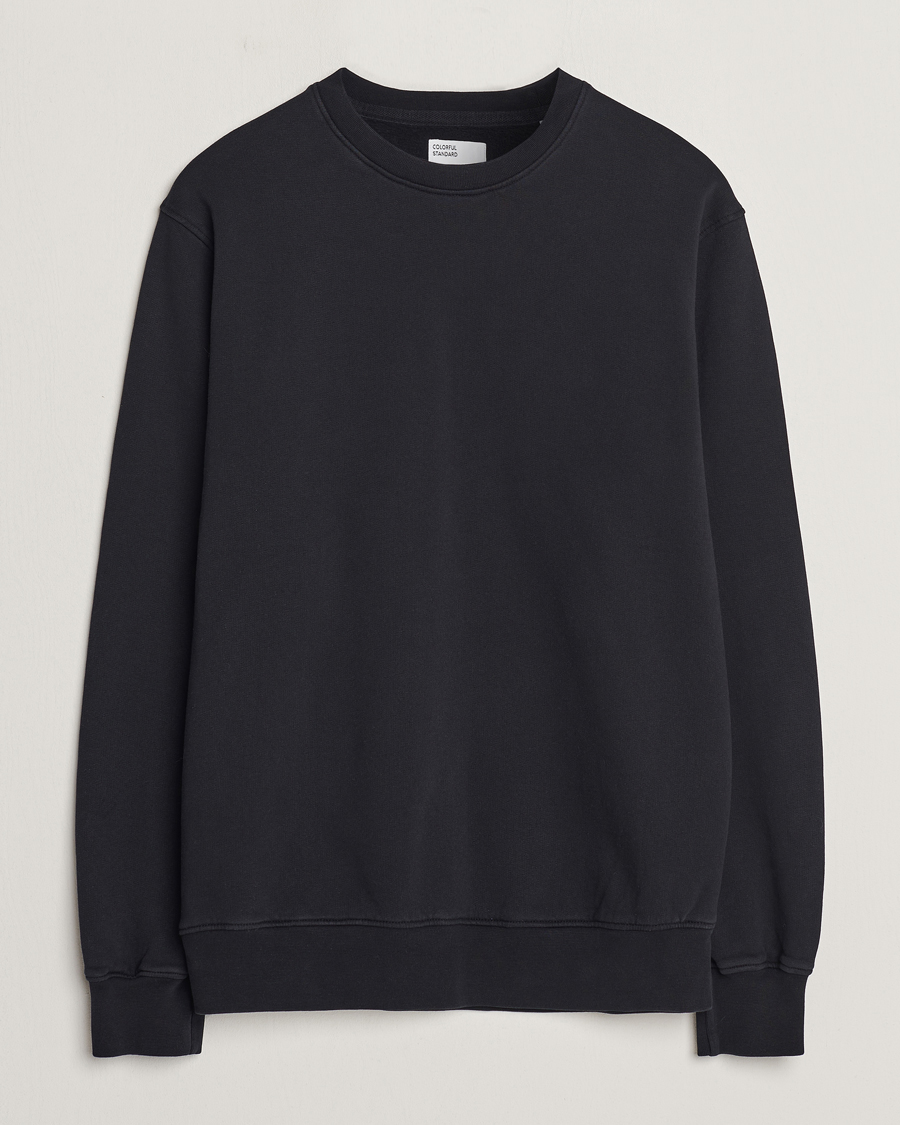 Homme | Pulls Et Tricots | Colorful Standard | Classic Organic Crew Neck Sweat Deep Black