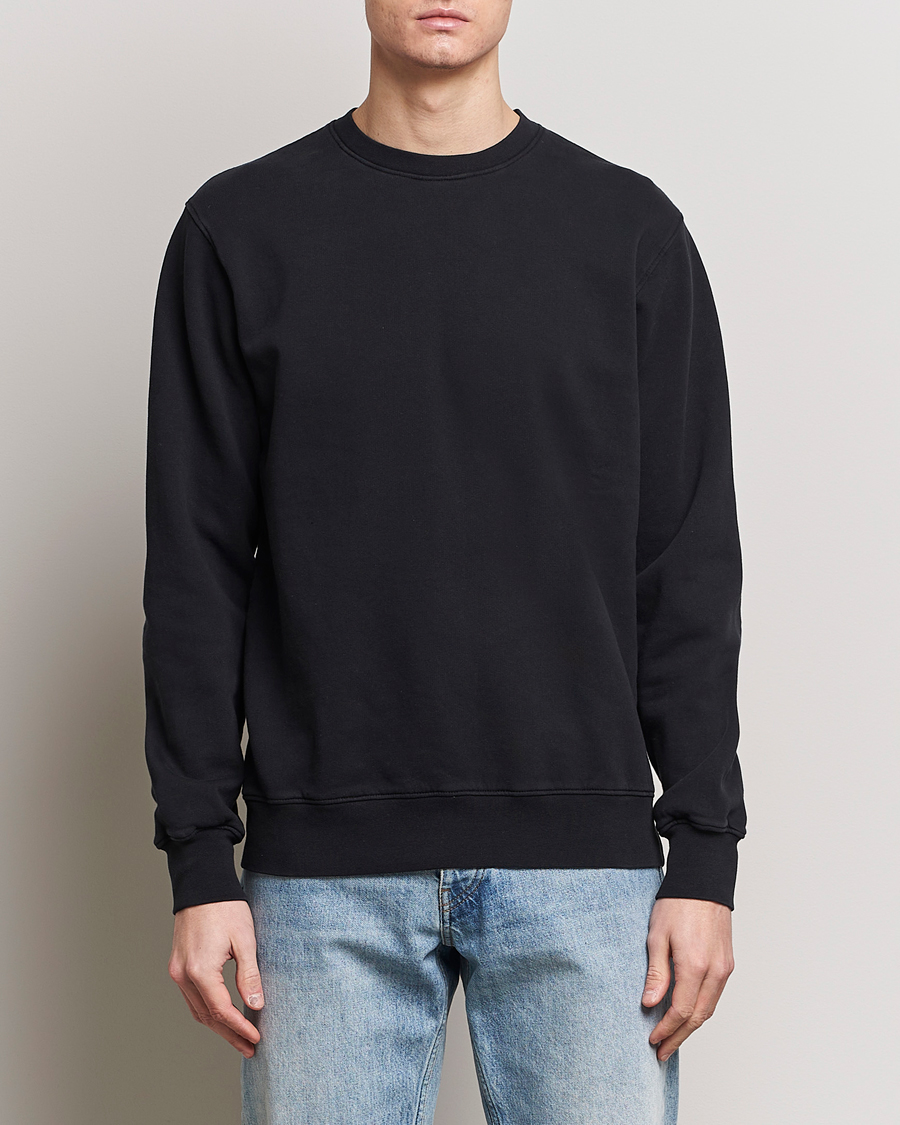Homme | Pulls Et Tricots | Colorful Standard | Classic Organic Crew Neck Sweat Deep Black