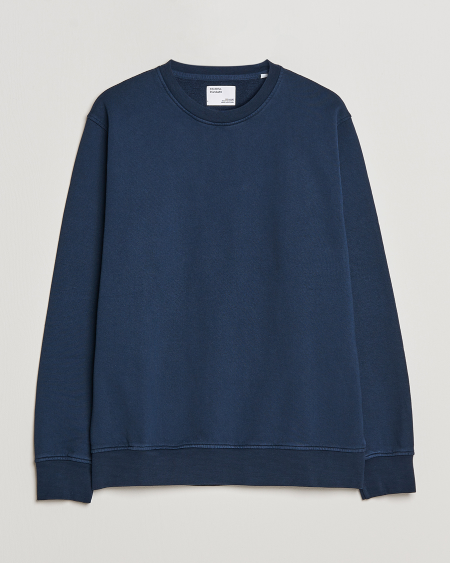 Homme | Pulls Et Tricots | Colorful Standard | Classic Organic Crew Neck Sweat Navy Blue