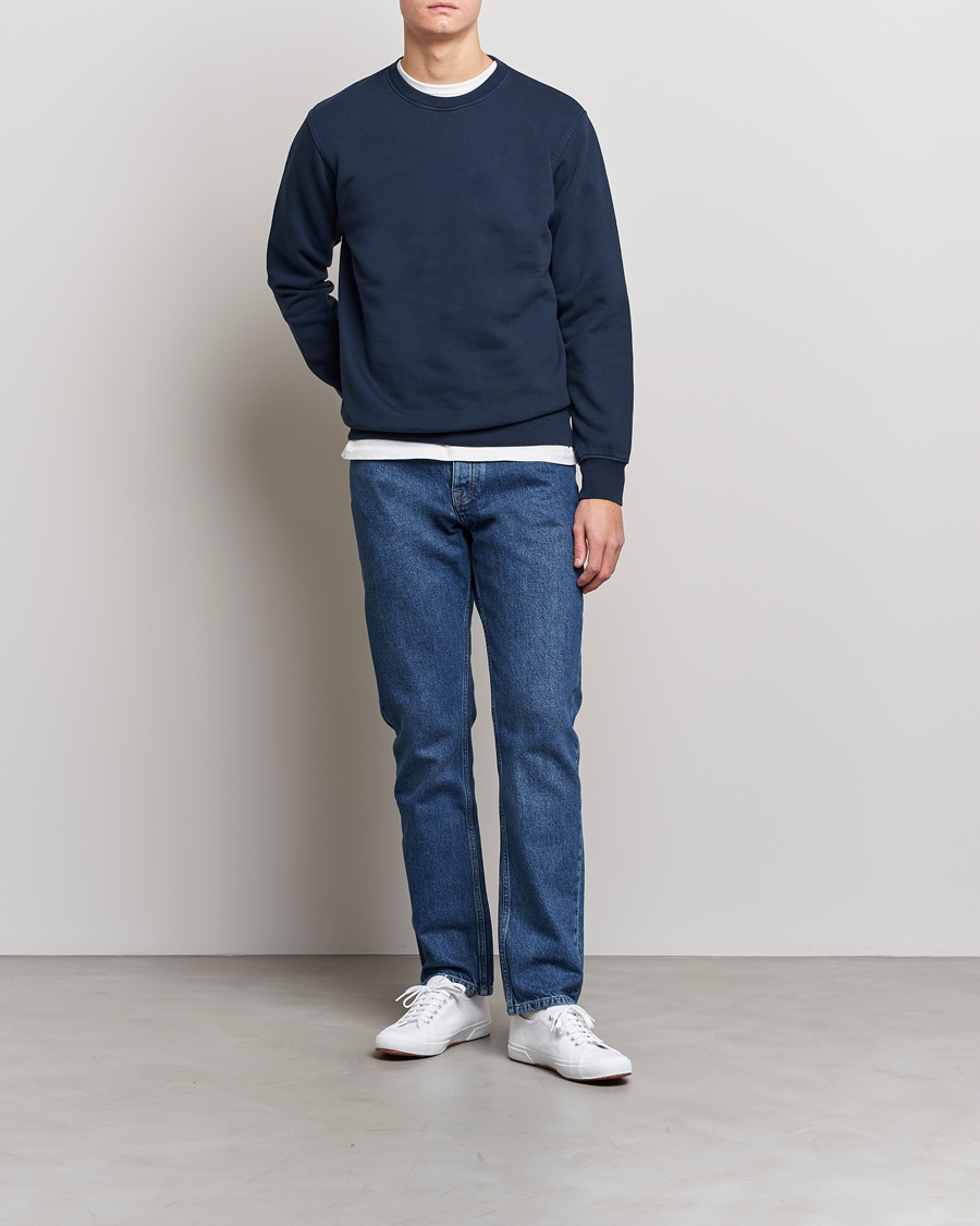 Homme | Pulls Et Tricots | Colorful Standard | Classic Organic Crew Neck Sweat Navy Blue