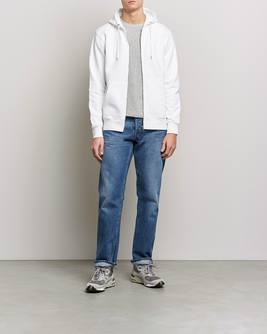 Homme | Pulls Et Tricots | Colorful Standard | Classic Organic Full Zip Hood Optical White